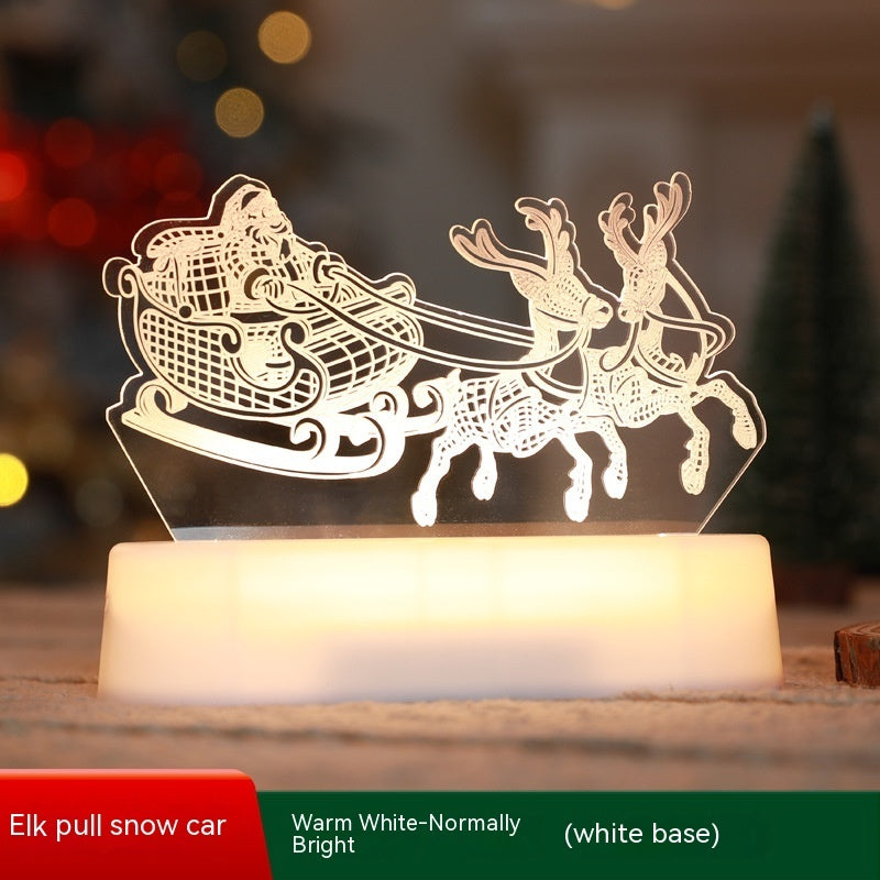 Christmas Decoration 3D Lamp Acrylic LED Night Lights New Year Valentines Day Christmas Kids Gift Christmas Ornaments Christmas Decoration 3D Lamp Acrylic LED Night Lights New Year Valentines Day Christmas Kids Gift Christmas Ornaments